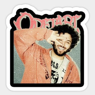 retro vintage odetari Sticker